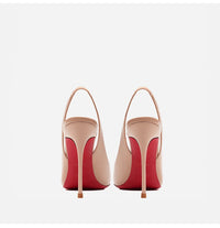 Naked color luxury women's shoes 2025 New Heels For Women Elegant High Heels Sexy Pointed Toe Heeled sandals Ladies Shoes Women
