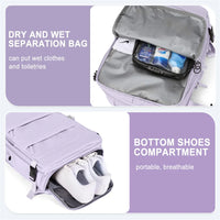XOKY Cabin Bag 45x36x20 Backpack, 40x20x25 Ryanair Carry-Ons, Women/Men Aeroplane Travel Backpack, Cabin Size Laptop Backpack