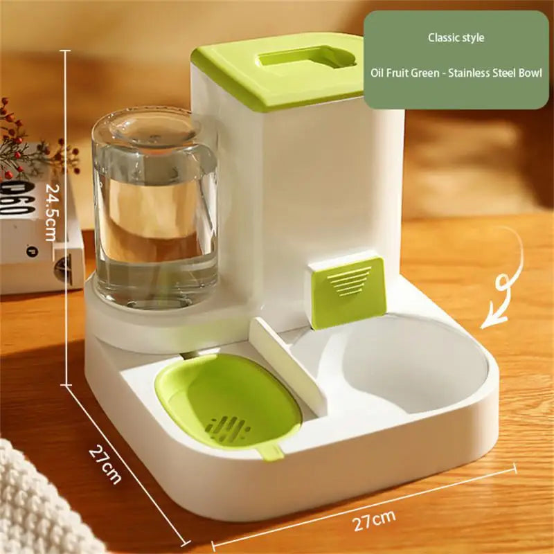 Automatic Cat Dog Feeder Drinking Fountain Water Dispenser Auto Food Bowl Pet Supplies For Dogs Cats