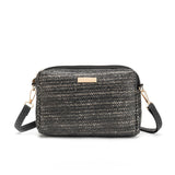 Women Designer Bag One Shoulder Crossbody Bags Fashion Straw Woven Summer Bohemia Beach Bag Small Solid Mobile Phone Coin Purse