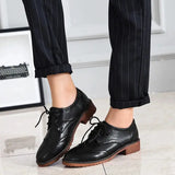 PLUS Size 34-43 Brogue Oxford Shoes Women Flats New Spring 2021 Fashion Women Shoes sapatos femininos sapatilhas zapatos mujer