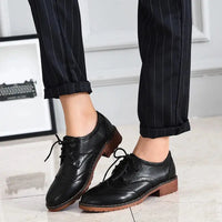 PLUS Size 34-43 Brogue Oxford Shoes Women Flats New Spring 2021 Fashion Women Shoes sapatos femininos sapatilhas zapatos mujer