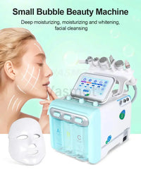 Hydrogen Oxygen Facial Machine Deep Cleansing RF Lifting Tightening Blackhead Removal Skin Care Water Dermabrasion Beauty Device