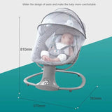 Electric Bluetooth Baby Cradle with Mosquito Net Bluetooth Music Baby Rocking Chair Multifunctional Baby Crib for Newborns 2024