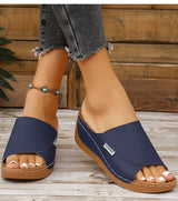 Women's Sandals Casual Heels Sandals Summer Woman Shoes Luxury Slippers Heeled Sandals Wedges Shoes Summer Footwear Women 2025