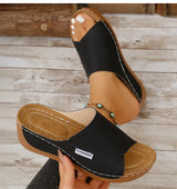 Women's Sandals Casual Heels Sandals Summer Woman Shoes Luxury Slippers Heeled Sandals Wedges Shoes Summer Footwear Women 2025