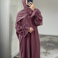 Ramadan Eid Plain Black Abaya Dubai Women drawstring Islam Muslim Maxi Kaftan Dress Kebaya Caftan Marocain Robe Femme Musulmane