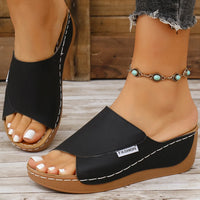 Women's Sandals Casual Heels Sandals Summer Woman Shoes Luxury Slippers Heeled Sandals Wedges Shoes Summer Footwear Women 2025