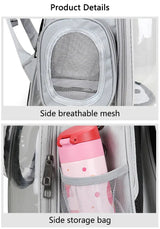 New Pet Cat Carrying Bag Breathable Portable Pet Outdoor Travel Backpack Transparent Bag Carrier Pet Transport Space Capsule Bag