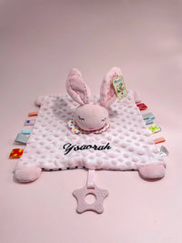 Personalized Baby Blanket Newborn Stroller Sleeping Dolls Custom Blanket With Name Soft Plush Soother Appease Towel Cover Gift