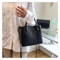 Designer Bag Knot Handle Bucket Bags for Women 2023 Brands Purses and Handbags Commute Black Shoulder Crossbody Bag Tote Clutch