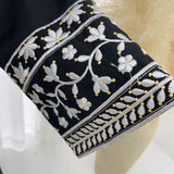 2024 New Embroidery Sleeve Dubai Abaya Middle East Türkiye Elegant Dress Party Gown Eid Ramadan Islam Women Muslim Clothing