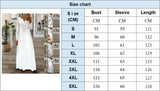 Spring Summer Women's New Fashionable Printed V-neck Sexy Lace Lace Patchwork Single Breasted Long Casual Comfortable Dress