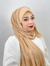 Muslim Zipper Headscarf Ladies 11 Color Shawl Chiffon Robe Dress Solid Color Beautiful Scarf Arab Islamic Clothing Hijab 71*180