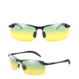 Polarized Sunglasses Men's Day and Night Driving Sun Glasses Vintage Polaroid Sun Glasses Male Windproof Goggle