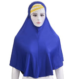 Muslim Women Instant Hijab Prayer Full Cover Chemo Cap One Piece Amira Scarf Shawls Veil Islamic Ramadan Khimar Turban Headwrap