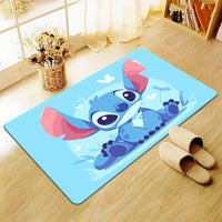 Star Stitch Cartoon HD Printing Carpet.bathroom Door Rug,Living Room,Bedroom,Decoration,Picnic,Camp,Kitchen,Crawling Mat.