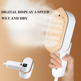 1200W Powerful Steamer Iron for Clothes with 3 Modes and 150ml Water Tank Portable Handheld Garment Steamer for Home Dorm Travel