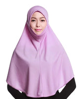 Muslim Women Instant Hijab Prayer Full Cover Chemo Cap One Piece Amira Scarf Shawls Veil Islamic Ramadan Khimar Turban Headwrap