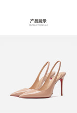 Naked color luxury women's shoes 2025 New Heels For Women Elegant High Heels Sexy Pointed Toe Heeled sandals Ladies Shoes Women