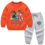 Paw Patrol Set for Boys Children Fashion  Cartoon Pants+Hoodies 2-Piece Outfits 3-10 Years Kids Clothes Toddler Boy Outfits