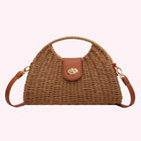 Summer Woven Shell Tote