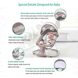 Electric Bluetooth Baby Cradle with Mosquito Net Bluetooth Music Baby Rocking Chair Multifunctional Baby Crib for Newborns 2024