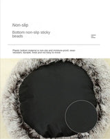 Winter Plush Pet Cat Bed Round Cat Cushion Cat House 2 In 1 Warm Cats Basket Pet Sleep Bag Kitten Nest Kennel for Small Dog Cats