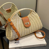 Summer Woven Shell Tote
