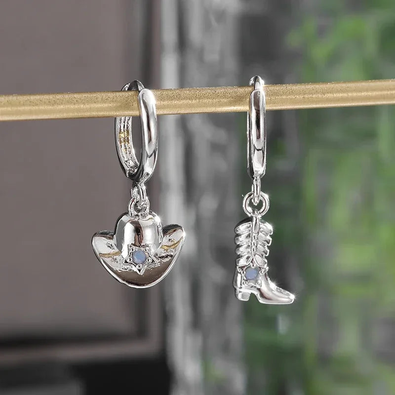 Silver-Plated Carved Flower Drop-Shaped Large Earrings Hypoallergenic Earrings for Women Retro Fashion Casual Party Jewelry