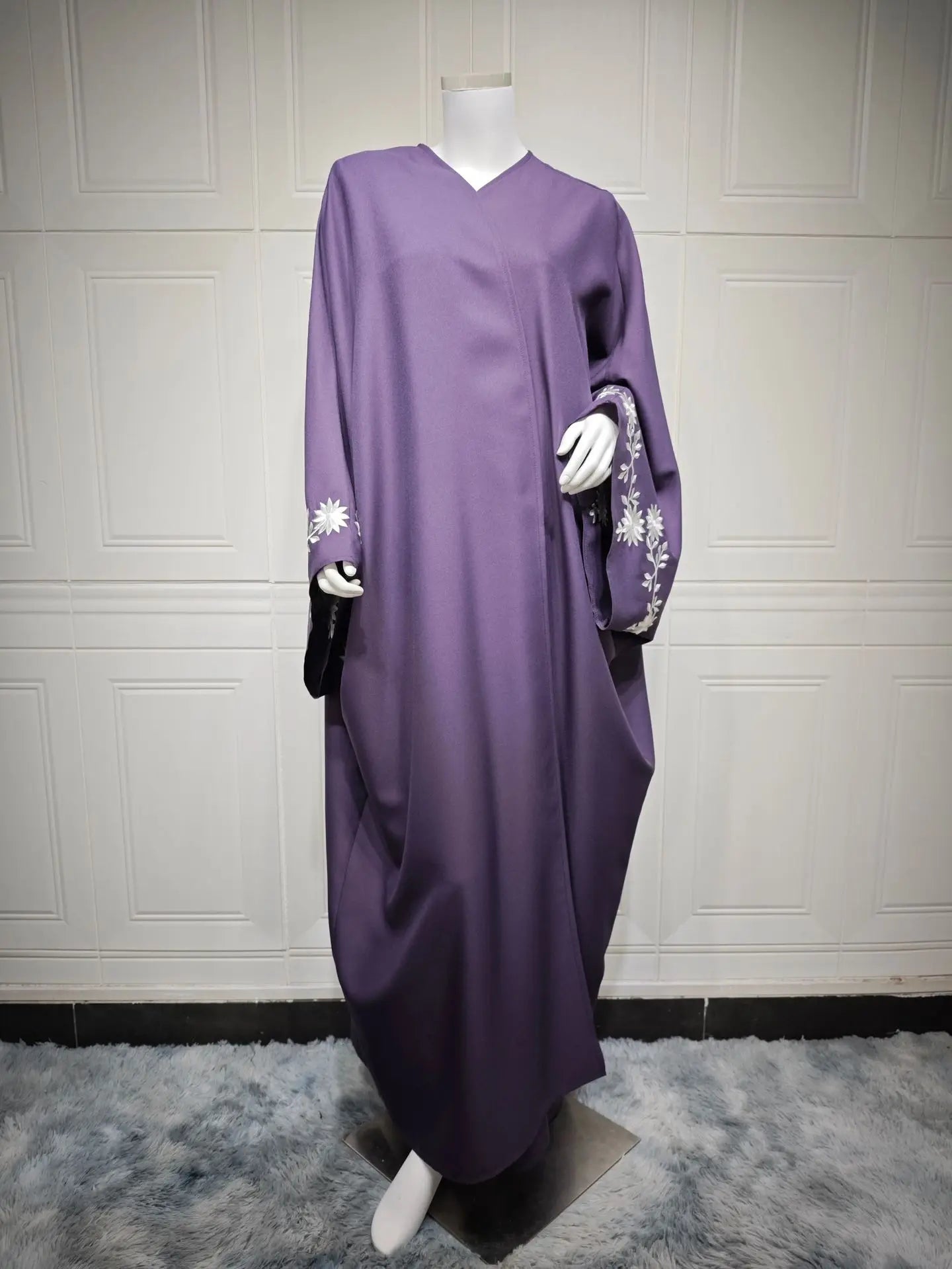 Middle East Dubai Beautiful Embroidered Party Dress Islamic Modest Abaya Muslim Turkish Arab Muslim Robe With Hijab