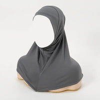 Muslim Women Instant Hijab Prayer Full Cover Chemo Cap One Piece Amira Scarf Shawls Veil Islamic Ramadan Khimar Turban Headwrap