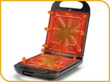Taylor swoden - Bruno 3 en 1 sandwichera, gofrera, Prensa Panini, 1200W, tiene capacidad para 4 sándwiches, placas desmontables