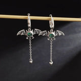 Silver-Plated Carved Flower Drop-Shaped Large Earrings Hypoallergenic Earrings for Women Retro Fashion Casual Party Jewelry