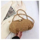Wicker Rattan Summer Bag