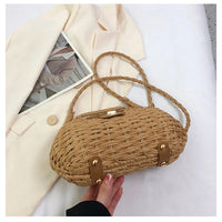 Wicker Rattan Summer Bag