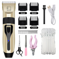 Electric Dog Clippers Professional Pet Hair Trimmer Dogs Grooming Hairdresser Hair Cutter Cat Hair Cutting Remover Machine Kit