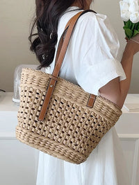 Summer Straw Beach Tote