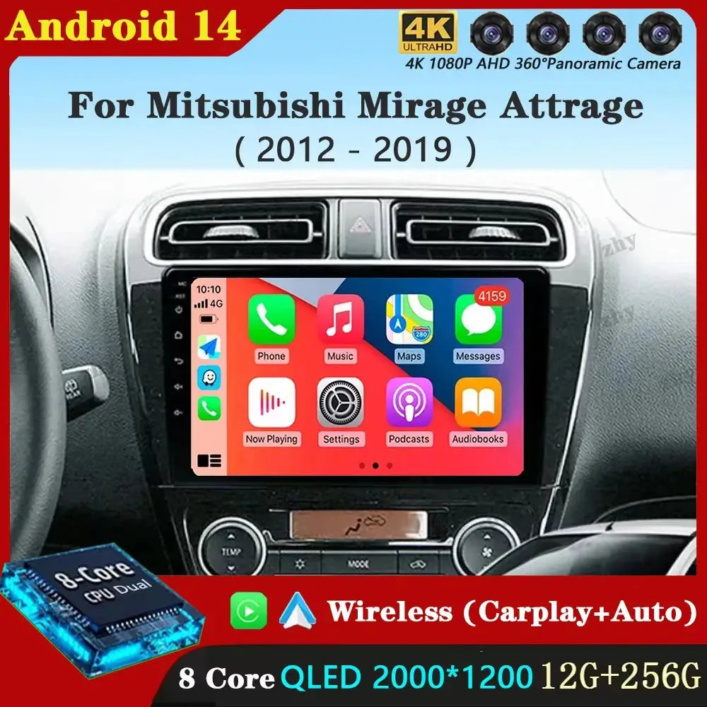 Mitsubishi Mirage Android Screen