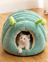 Winter Cozy Pet House Dogs Soft Nest Kennel Sleeping Cave Cat Dog Puppy Warm Thickening Tents Bed Nest Dog Nest Warm Plush Warm