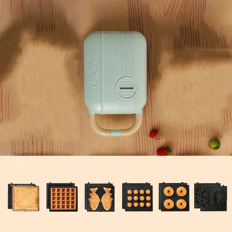 3 in 1 Waffle Maker 1PC Multifunctional Breakfast Machine Sanming smelting machine Grilled Fish Plate Doughnut Home Use