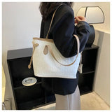 Large Capacity Bag Women's New Trendy and High-end Tote Bag Women's Summer Versatile Handheld Single Shoulder Commuting Bag