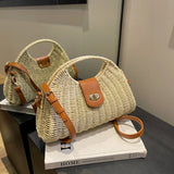 Summer Woven Shell Tote