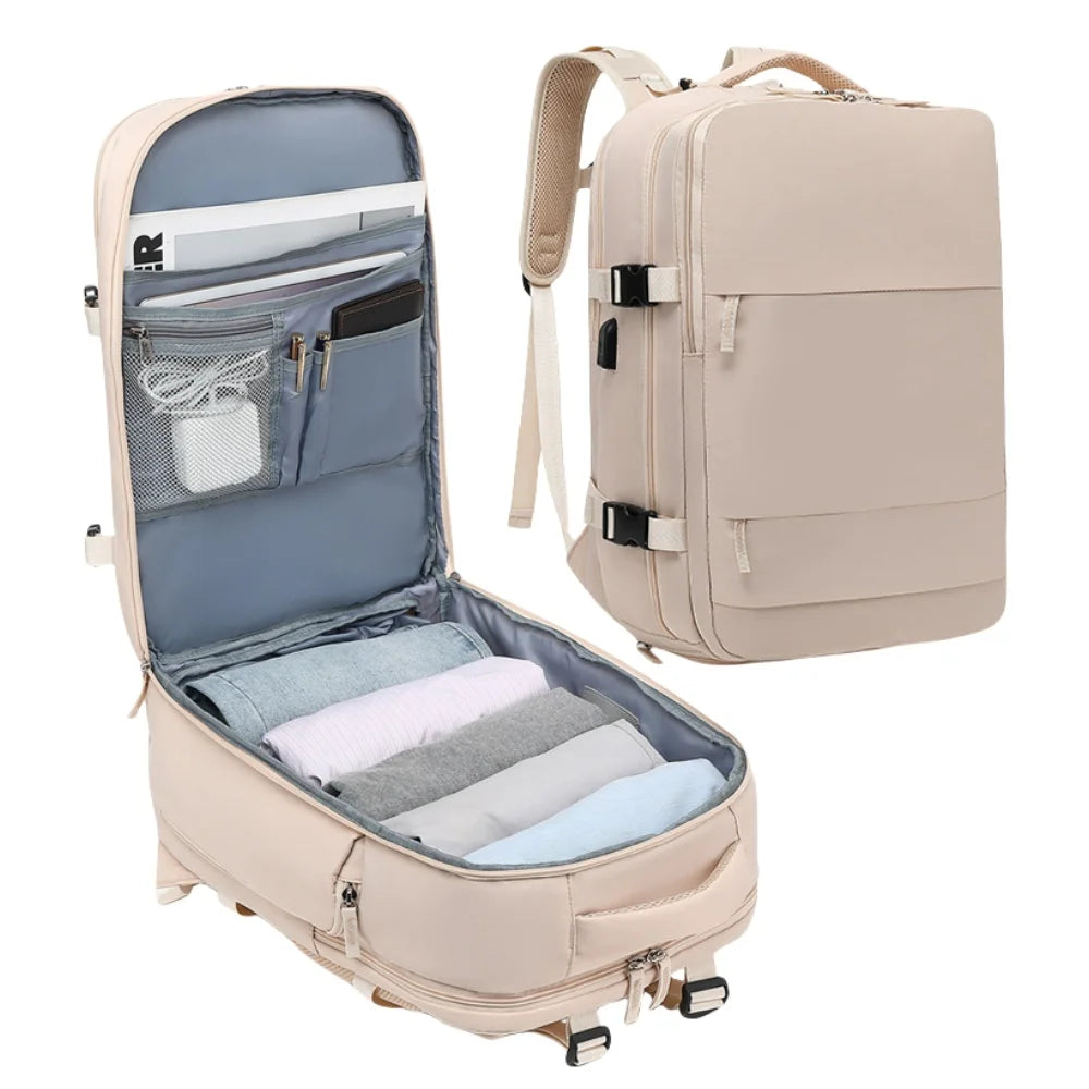 XOKY Cabin Bag 45x36x20 Backpack, 40x20x25 Ryanair Carry-Ons, Women/Men Aeroplane Travel Backpack, Cabin Size Laptop Backpack