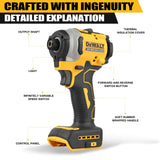 DeWaltDcd805Dcf850 bag Lithium Brushless Motor Screwdriver Electric Screwdriver Electric Hand Drill Impact Drill Combination Kit