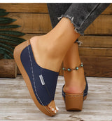 Women's Sandals Casual Heels Sandals Summer Woman Shoes Luxury Slippers Heeled Sandals Wedges Shoes Summer Footwear Women 2025