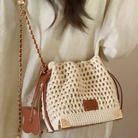 Summer Knit Crossbody Bag