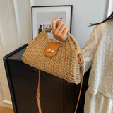 Summer Woven Shell Tote