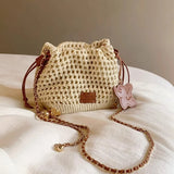 Summer Knit Crossbody Bag