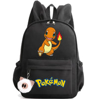 Monster Movie Pokemon Backpack Children Toy Schoolbag Pikachu Charizard Gengar Bulbasaur Backpack Kid Birthday Gift Toy
